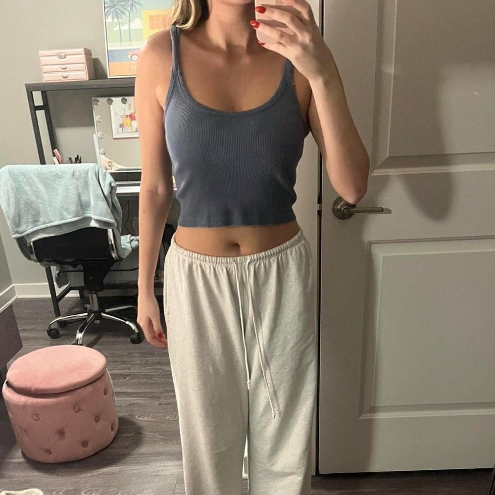 Navy tank top